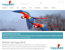 Tablet Screenshot of happybird.nl